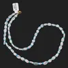 Colier Piatra Lunii neuniforma si Apatit patratele, 6-8mm
