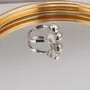 Inel din argint 925, model contemporan cu 3 sfere - masura 56, imagine 5