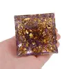 Piramida orgon Ametist cu lotus si sfera, 5cm, imagine 4