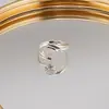 Inel din argint 925, model rasucit cu cristal natural - Piatra lunii masura 54, imagine 5