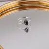Inel din argint 925, model subtire cu cristal natural marchiza - Ametist masura 61, imagine 5