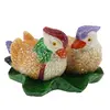 Pereche Rate Mandarin din rasina, 5cm, imagine 2
