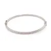 Bratara din argint 925 fixa cu inchizatoare, model dreptunghi gravat, 4mm