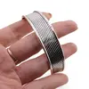 Bratara din argint 925 fixa, model dungi diagonale, 17mm, imagine 3