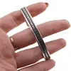 Bratara din argint 925 fixa, model ingust sirag impletit, 7mm, imagine 3