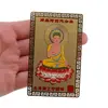 Card Feng Shui din metal protectie pentru zodia Caine, imagine 2