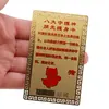 Card Feng Shui din metal protectie pentru zodia Mistret, imagine 3