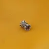 Accesoriu din Argint 925, model floare gravata, set 3 buc - 7,6x6,5mm, imagine 3