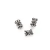 Accesoriu din Argint 925, model floare gravata, set 3 buc - 7,6x6,5mm