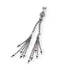 Accesoriu pandantiv din argint 925, model cu ciucuri și bile decorative - 12cm