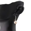 Cercei cu agatatoare si Perle Mallorca crem 10mm, imagine 4