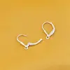 Accesoriu din Argint 925, agatatoare pentru cercei laverback, o pereche - 16,5x9,4mm, imagine 3