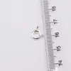 Accesoriu din Argint 925, inchizatoare rotunda, set 5 buc - 6,7x1,5mm, imagine 4