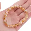 Bratara pe elastic Citrin sfere, 8mm, imagine 4