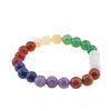 Bratara pe elastic cristalele celor 7 chakre sfere, 8mm, imagine 2