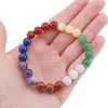 Bratara pe elastic cristalele celor 7 chakre sfere, 8mm, imagine 4