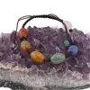 Bratara pe nod culisant cristalele celor 7 chakre ovale, 14mm, imagine 3