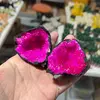 Geoda cuart de Maroc, mare - 7-9cm, roz, imagine 2