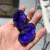 Geoda cuart de Maroc, mica - 4-5cm, mov-indigo, imagine 2