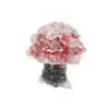 Copac din rasina cu spartura Coral rosu, 5cm, imagine 2