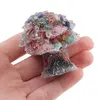 Copac din rasina cu spartura cristale 7 chakre, 5cm, imagine 3