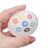 Selenit palmstone gravat cu cele 7 Chakre, 6-7cm, imagine 4