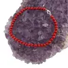 Bratara Coral rosu sfere 4mm, imagine 2