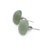 Cercei cu surub Aventurin semisfere, 12mm, imagine 2