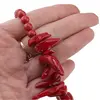 Colier Coral rosu sfere 7mm si freeform 16-30mm, imagine 4