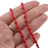 Colier Coral rosu tuburi 8mm, imagine 4