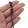 Colier Granat sfere 3mm si briolete 8mm, imagine 4