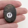Cabochon Labradorit fatetat 63x24x9mm F7, imagine 2