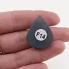 Cabochon Labradorit fatetat 28x23x7,5mm F14, imagine 2