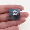 Cabochon Labradorit fatetat 24x24x5,5mm F16, imagine 2