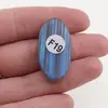 Cabochon Labradorit fatetat 33x18x7mm F19, imagine 2
