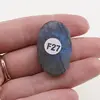 Cabochon Labradorit fatetat 33x21x8mm F27, imagine 2