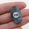 Cabochon Labradorit fatetat 31x18x7mm F29, imagine 2