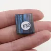 Cabochon Labradorit fatetat 23x19x6mm F32, imagine 2