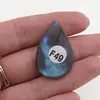 Cabochon Labradorit fatetat 33x20x6mm F49, imagine 2