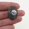 Cabochon Labradorit fatetat 25x18x7mm F57, imagine 2