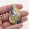 Cabochon Labradorit fatetat 47x30x8mm F62, imagine 2