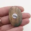 Cabochon Labradorit fatetat 43x27x7mm F64, imagine 2