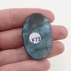 Cabochon Labradorit fatetat 42x27x7mm F72, imagine 2