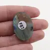 Cabochon Labradorit fatetat 34x23x8mm F87, imagine 2