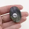 Cabochon Labradorit fatetat 39x27x9,5mm F89, imagine 2