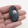Cabochon Labradorit fatetat 43x25x8,5mm F93, imagine 2