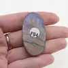 Cabochon Labradorit fatetat 45x24x8mm F94, imagine 2