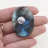 Cabochon Labradorit fatetat 42x30x7mm F96, imagine 2