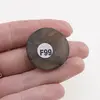 Cabochon Labradorit fatetat 28x28x9mm F99, imagine 2