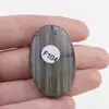Cabochon Labradorit fatetat 41x23x7,5mm F104, imagine 2